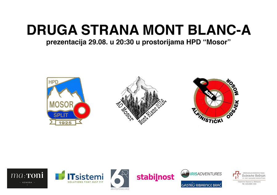Predavanje “Druga strana Mont Blanca”
