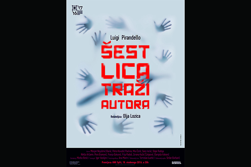 Pirandellovih Šest lica traži autora premijerno u HNK Split u režiji Olje Lozice