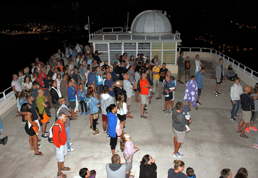 Promatranje Perzeida iz Zvjezdanog sela Mosor