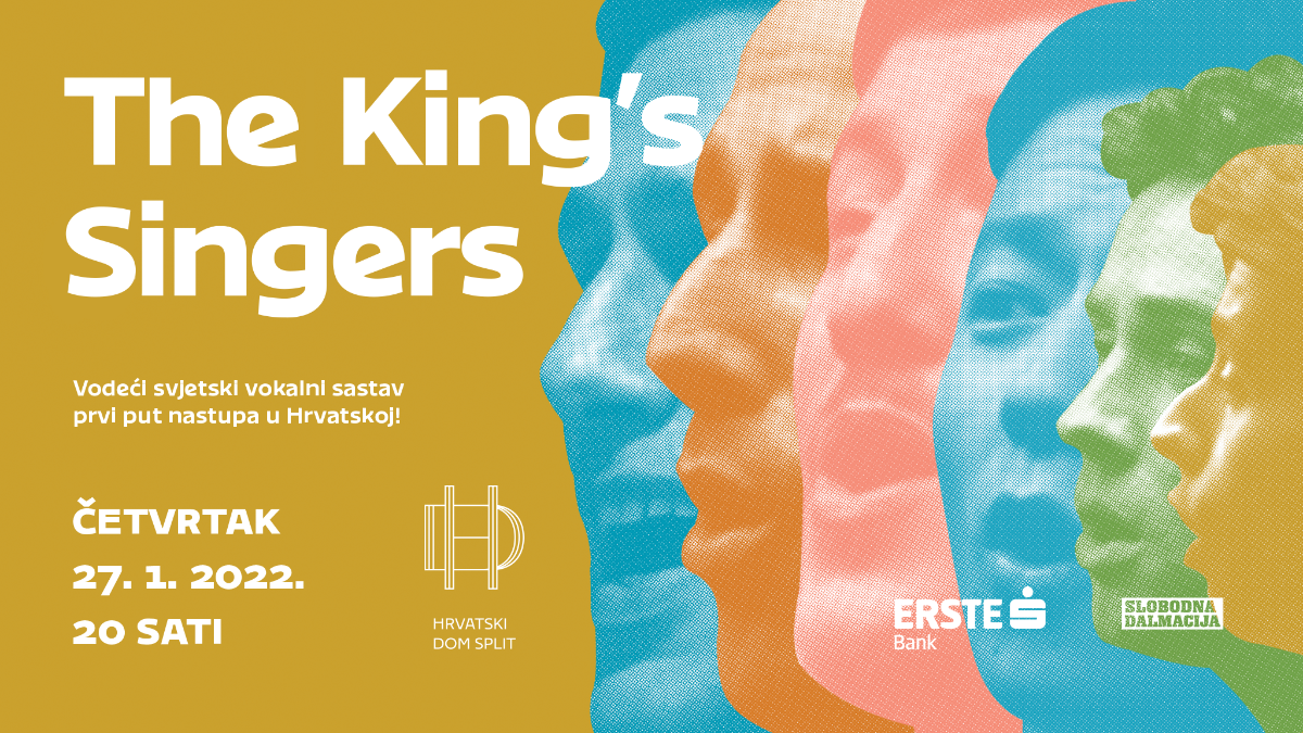 Proslavljeni britanski muški vokalni sastav The King’s Singers u Hrvatskom domu Split