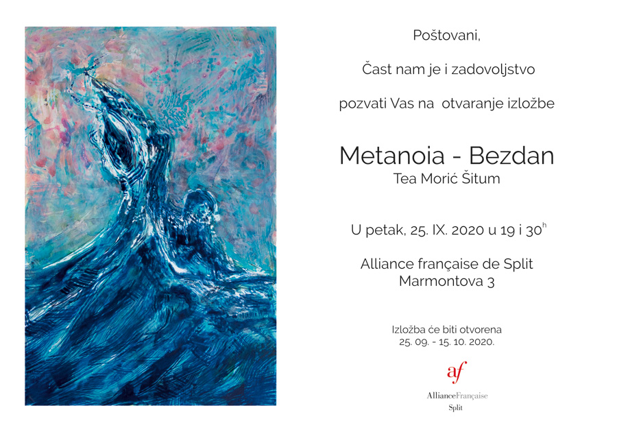Ovog petka otvara se izložba Tee Morić Šitum “Metanoia – bezdan”