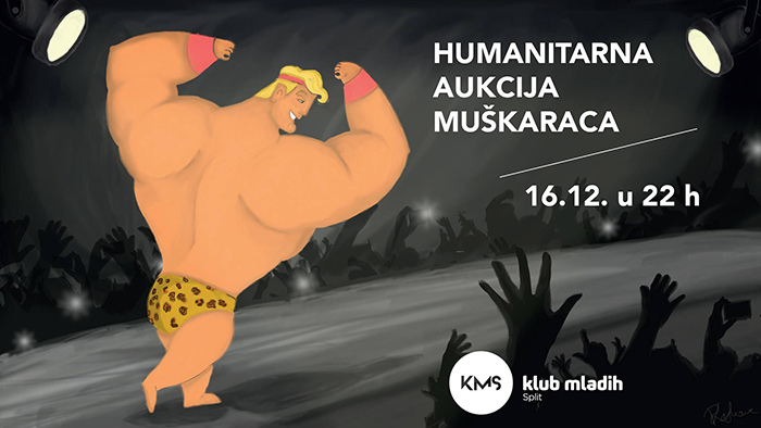 Klub mladih Split organizira humanitarnu aukciju muškaraca