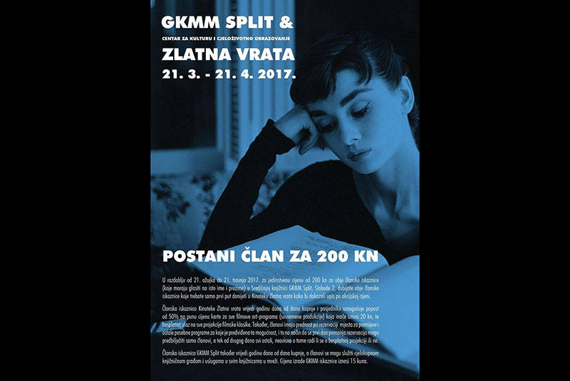 Jedinstveni upis u GKMM Split i Kinoteku Zlatna vrata