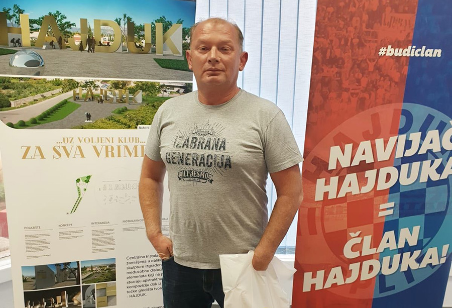 Vjekoslav Šapina: “Nije kraj donacijama moje obitelji, Hajduk nam je religija.”