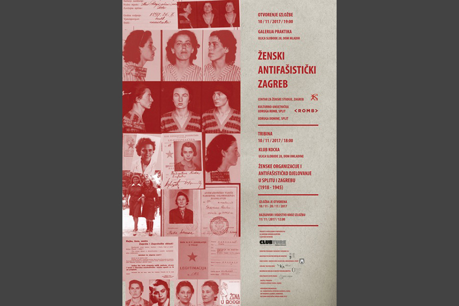 Ženski antifašistički Zagreb: izložba i tribina u Splitu