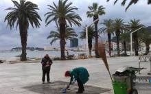 Saniraju se ostaci kućica na Rivi