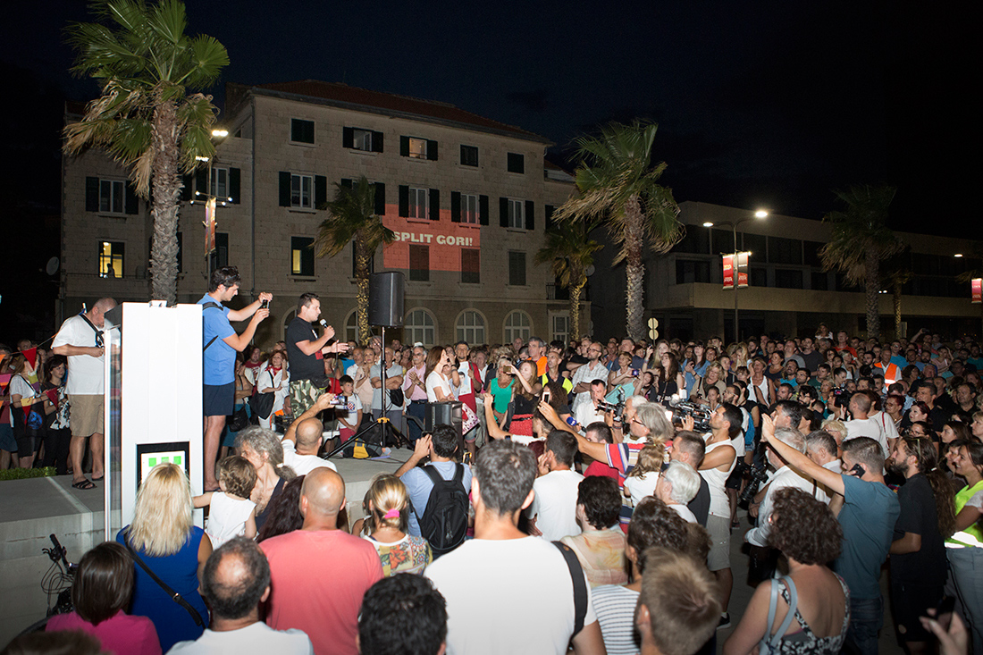 Održan prosvjed Split gori