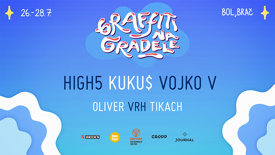 Graffiti na Gradele najavljuju vruće ljeto s najjačim lineupom dosad!