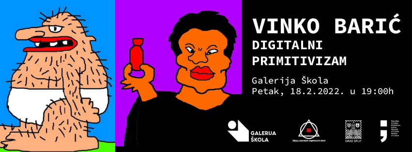 “Digitalni primitivizam” Vinka Barića u Galeriji Škola