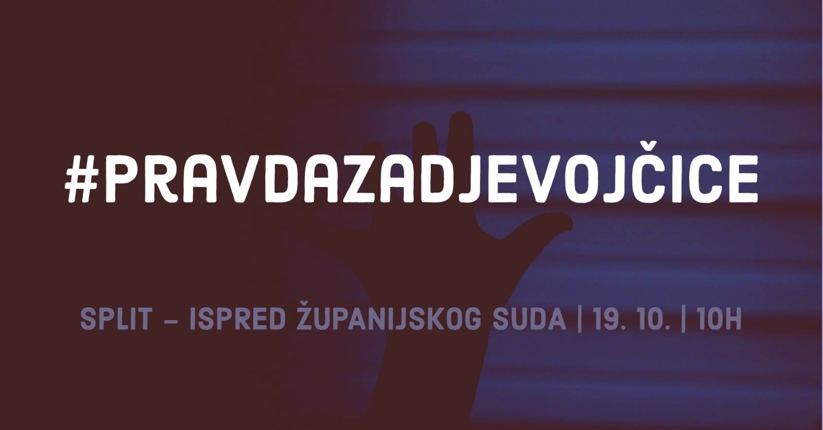 U Splitu ove subote prosvjed “Pravda za djevojčice”