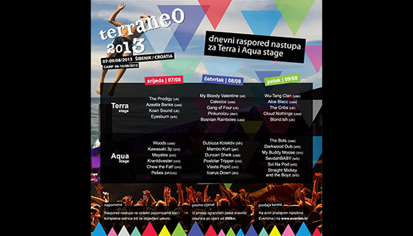 Raspored nastupa na Terraneu 2013