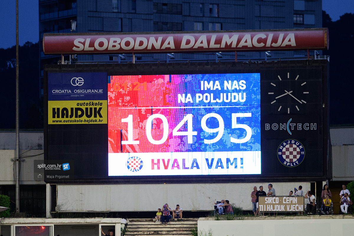 Hajduk na Poljudu remizirao s Osijekom