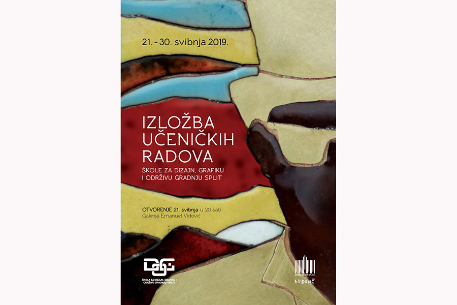 Tradicionalna izložba učeničkih radova Škole za dizajn, grafiku i održivu gradnju Split