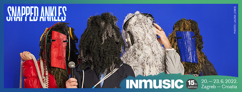 Aktivistička krautrock četvorka Snapped Ankles stiže na INmusic festival #15!