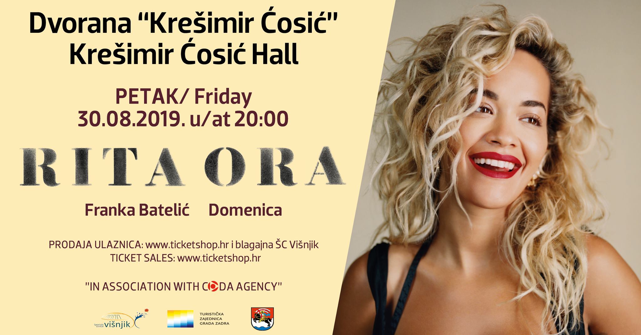 Tjedan dana do koncerta Rite Ore u Zadru: Iskoristite obiteljsku vikend akciju!