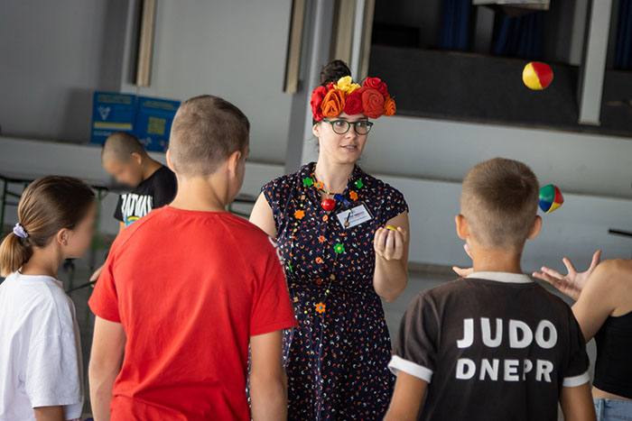 Klaunovidoktori vratili smijeh, radost i veselje na lica djece iz Ukrajine