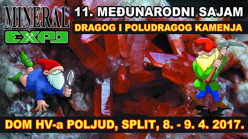 11. Međunarodni sajam dragog i poludragog kamenja MINERAL EXPO  SPLIT
