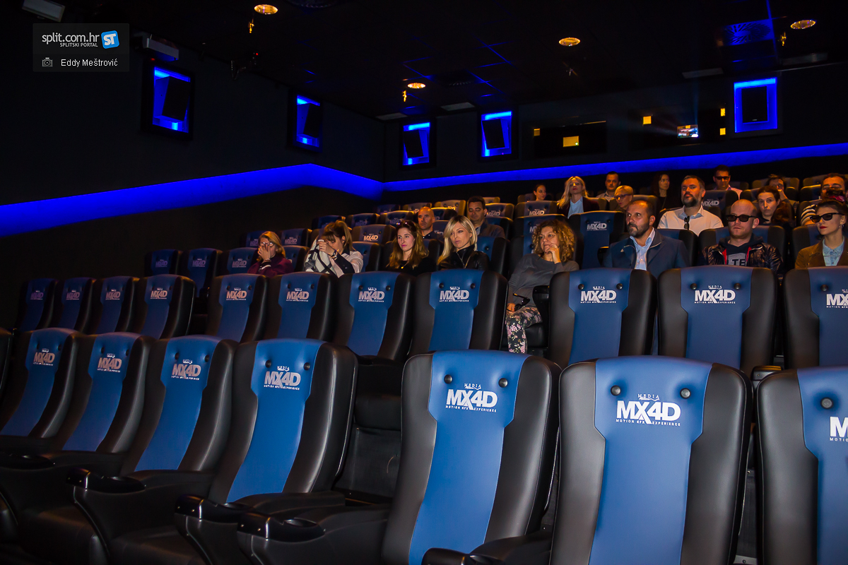 Cineplexx u City Center one Split otvorio najmoderniju X MAX Premium dvoranu i u Hrvatsku premijerno doveo MX4D tehnologiju