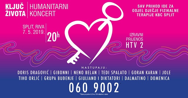 Humanitarni koncert na Rivi za sv. Duju