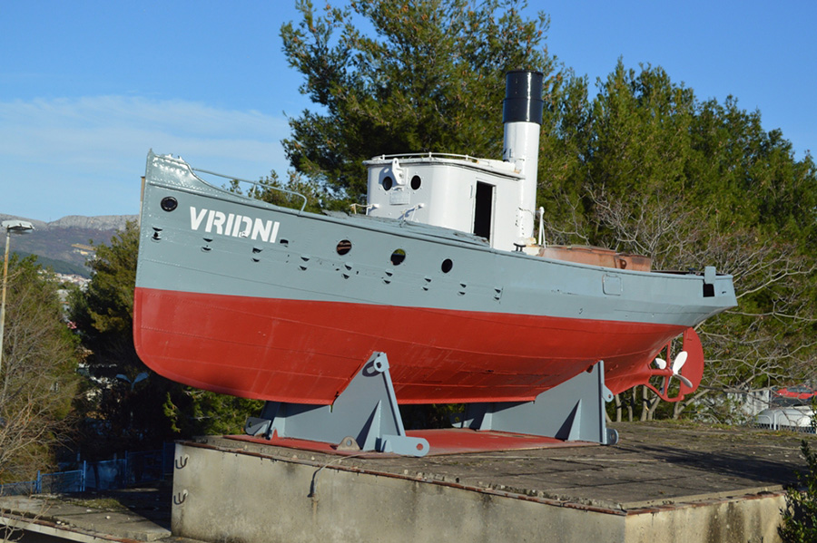 Parni remorker ”Vridni” na novoj lokaciji