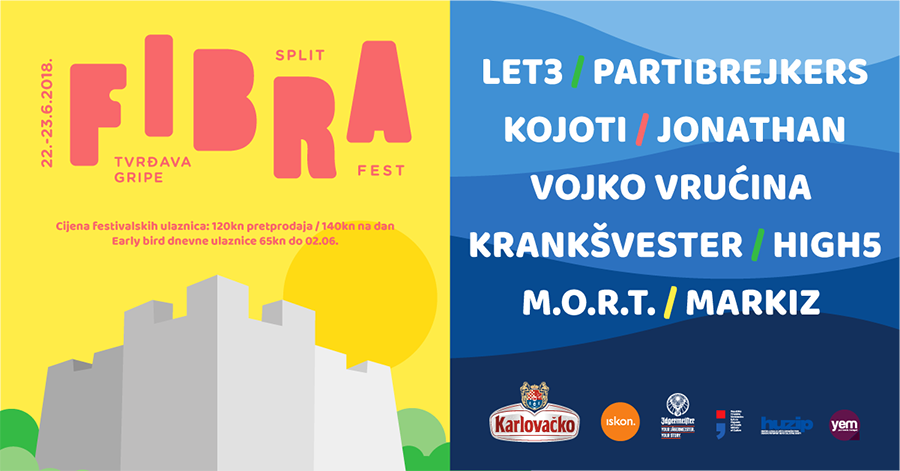 FIBRA najavila Krankšvester, Partibrejkers i Markiz te objavila raspored po danima