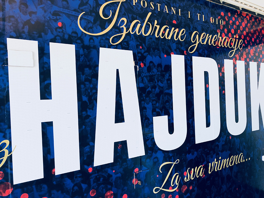 Navijači lijepe svoje ime na ‘zid’ izabrane generacije na Poljudu!