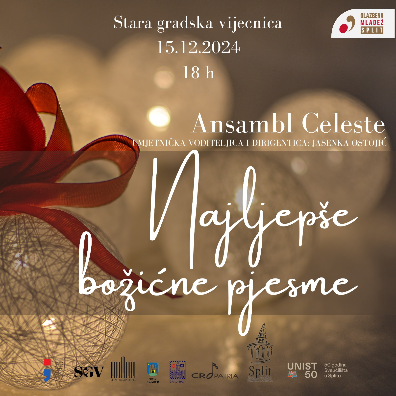 Najljepše božićne pjesme u Staroj gradskoj vijećnici