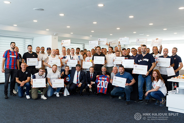 Susret Društava prijatelja Hajduka: Emocija pretočena u rekordan broj članova