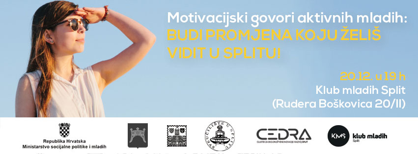 Peto izdanje motivacijskih govora u Klubu mladih!